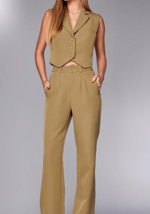 BLUSA CROPPED BOLSO EMBUTIDO VERDE MILITAR YEXX