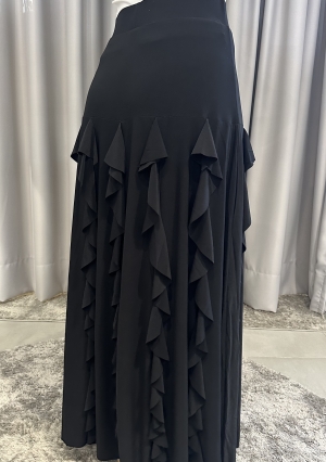 SAIA LONGA BABADOS COM FORRO