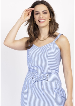 CONJUNTO ANARRUGA REGATA E SAIA ENTRETONS