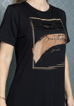 VESTIDO EMILIA COM BORDADO NA FRENTE MIRAVEST